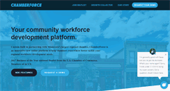 Desktop Screenshot of chamberforce.com